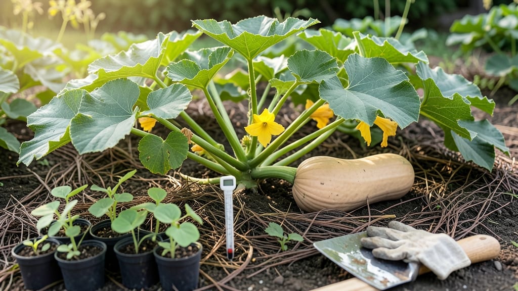 When to Plant Butternut Squash in NC: Soil Temps & Frost-Free Deadlines by County