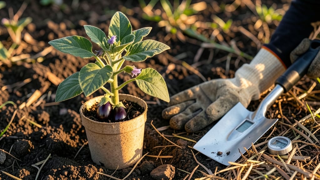 When to Plant Eggplant in California: Soil Temp & Microclimate Triggers for Zero-Bolt Success